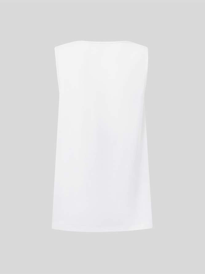 Summer Outfits Elegant Plain Suits Sleeveless Flowy Tank Top and Pockets Trousers Pants Two-Piece Sets
