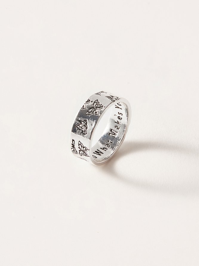 Do What Makes Your Soul Shine Engraved Ring