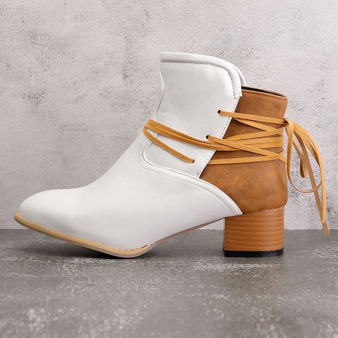womens back lace boots