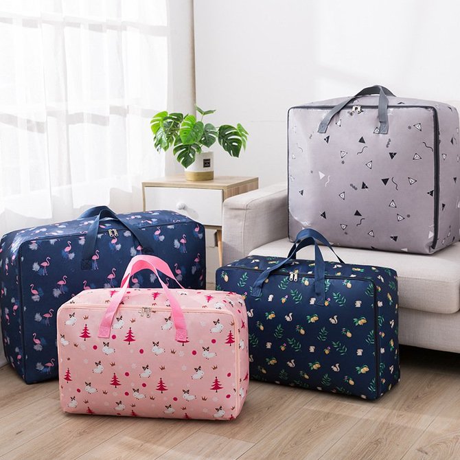 Thickened Oxford Cloth Quilt Luggage Storage Bag
