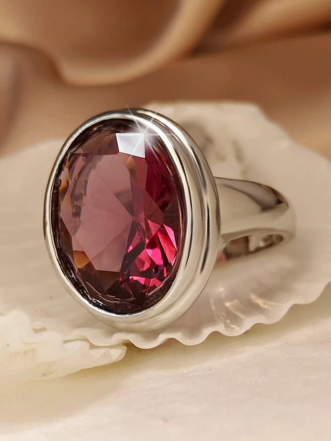Ruby Crystal Ring