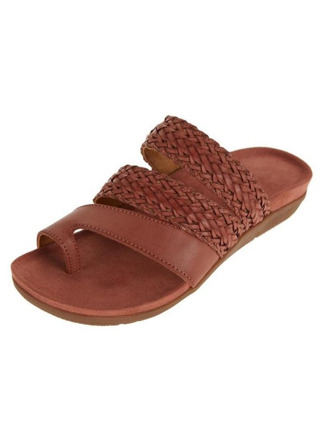 Bohemian Braided Vintage Slippers