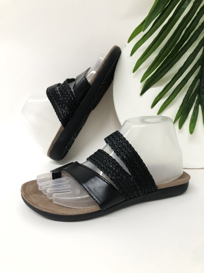 Bohemian Braided Vintage Slippers