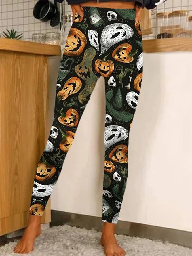 Halloween Casual Leggings roselinlin
