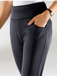 Fleece Warm Elastic Waist Casual Pants