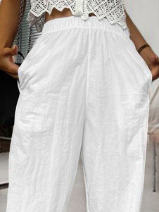 Casual Cotton And Linen Loose Pants