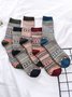 Mens Womens Casual Sheath Stripes Socks