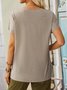 Women Casual Dandelion Floral Crew Neck Short Sleeve Summer T-Shirt