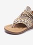 Western Style Retro Flip Flops Soft Sole Sandals