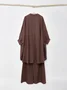 Cotton And Linen Linen Two-Piece Set
