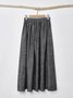 Linen Plain Skirt