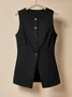 Cotton And Linen Linen Tank Top