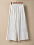 Cotton And Linen Loose Linen Pants