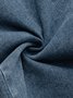 Women Casual Plain Autumn High Waist High Elasticity Daily Loose Plain Pocket Denim Jeans