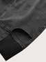 Women Casual Plain Autumn High Waist High Elasticity Daily Loose Plain Pocket Denim Jeans