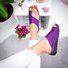 Women Fashion Style Peep Toe Slip-On Wedges Sandals