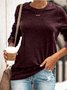Women Casual Cotton-Blend Long Sleeve Hoodies & Sweatshirts