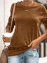 Women Casual Cotton-Blend Long Sleeve Hoodies & Sweatshirts