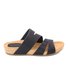 Pi Clue Artificial Leather Block Heel Slipper
