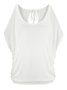 Women T-Shirt Off Shoulder Cotton Crew Neck Top