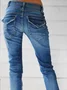Blue Denim Shift Jeans  Jeans