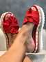 Women Casual Daily Comfy Bowknot Slip On Sandals