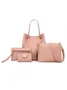 Casual 4PCS PU Crossbody Shoulder Handbag