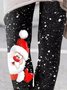 Vintage Christmas Snowman Cute Pants & Leggings