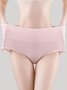 High Waist Abdominal Cotton Crotch Antibacterial Breathable Brief Brief