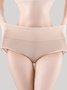 High Waist Abdominal Cotton Crotch Antibacterial Breathable Brief Brief