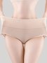 High Waist Abdominal Cotton Crotch Antibacterial Breathable Brief Brief