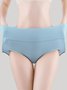 High Waist Abdominal Cotton Crotch Antibacterial Breathable Brief Brief