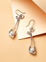 Sliver Casual Alloy Earrings