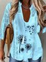 V Neck Dandelion Loose Top
