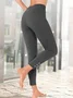 Women High Waisted Tummy Control Stretchy Button Workout Yoga Pants