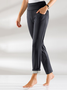 Fleece Warm Elastic Waist Casual Pants