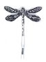 Vintage Silver Dragonfly Hair Clip Headwear Ethnic Jewelry