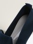 Breathable Mesh Fabric Plus Size Casual Slip On Flat Shoes