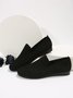 Breathable Mesh Fabric Plus Size Casual Slip On Flat Shoes