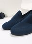 Breathable Mesh Fabric Plus Size Casual Slip On Flat Shoes