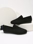 Breathable Mesh Fabric Plus Size Casual Slip On Flat Shoes