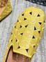 Floral Embroidered Slip On Casual Soft Loafers Fashion Shoes