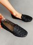 Floral Embroidered Slip On Casual Soft Loafers Fashion Shoes