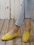 Floral Embroidered Slip On Casual Soft Loafers Fashion Shoes