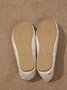 Floral Embroidered Slip On Casual Soft Loafers Fashion Shoes