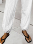 Casual Cotton And Linen Loose Pants