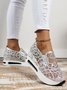 Fashion Sequin Breathable Mesh Slip On Platform Sneakers