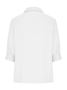 Women Plain Elegant Button Down Collar Loose Short Sleeve Cotton Linen Blouse
