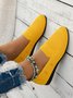 Women Casual Plain Breathable Mesh Fabric Flat Shoes