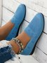 Women Casual Plain Breathable Mesh Fabric Flat Shoes